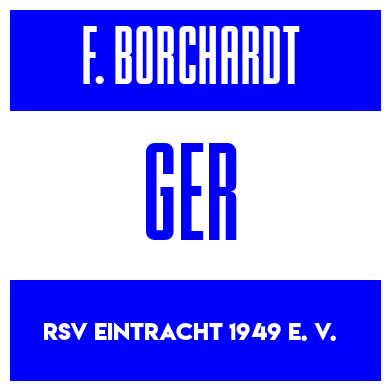 Rygnummer for Franz Borchardt