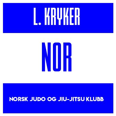 Rygnummer for Lilian Kryker