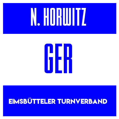 Rygnummer for Noa Horwitz