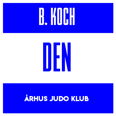 Rygnummer for Bjørn Koch