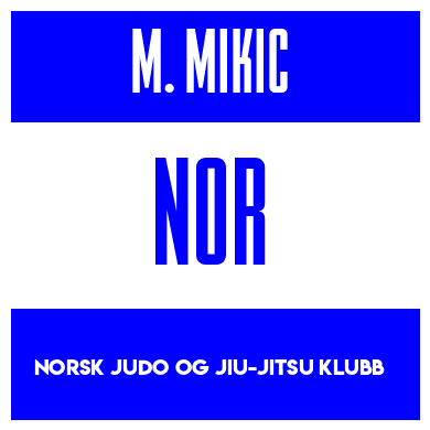 Rygnummer for Matej Mikic