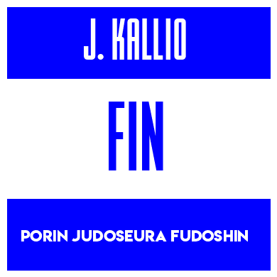 Rygnummer for Johannes Kallio
