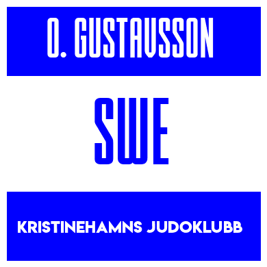 Rygnummer for Oscar Gustavsson