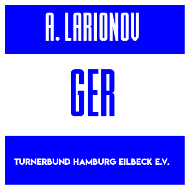 Rygnummer for Alexander Larionov