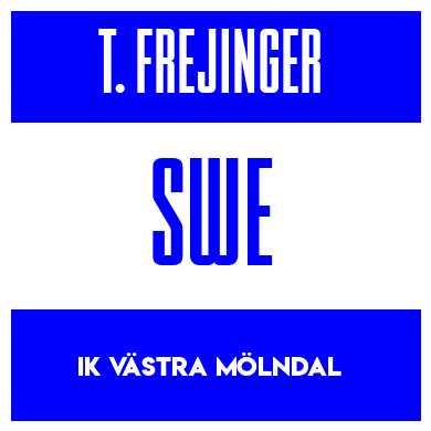 Rygnummer for Tindra Frejinger