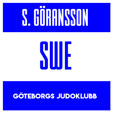 Rygnummer for Sam Frid Göransson