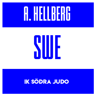 Rygnummer for Alve Hellberg