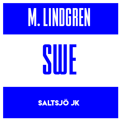 Rygnummer for Mikael Lindgren