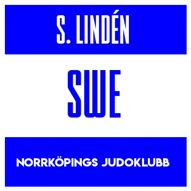 Rygnummer for Sixten Lindén