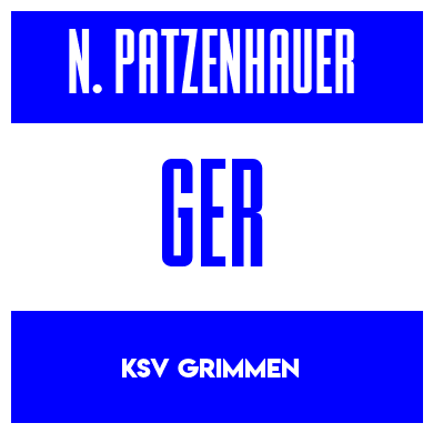 Rygnummer for Nils Patzenhauer