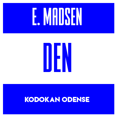 Rygnummer for Emil Madsen