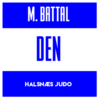 Rygnummer for Mathias Battal