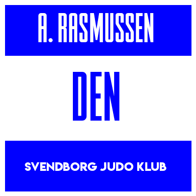 Rygnummer for Anton Knage Rasmussen