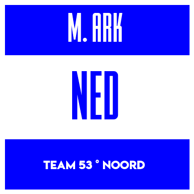 Rygnummer for Maarten Van Ark