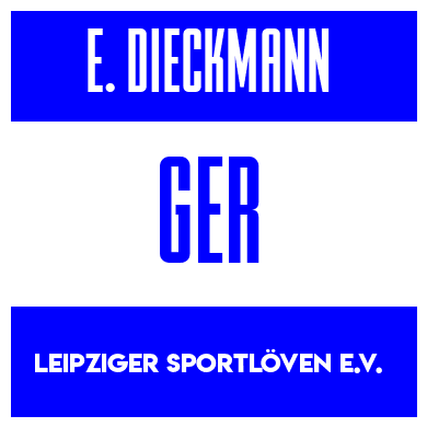 Rygnummer for Edo Dieckmann