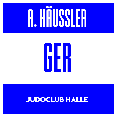 Rygnummer for Arthur Häussler