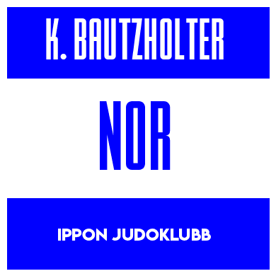 Rygnummer for Kristian Rabben Bautzholter