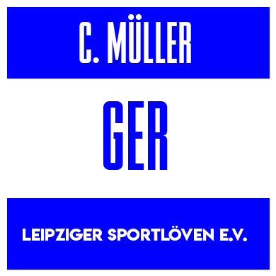 Rygnummer for Celine Müller