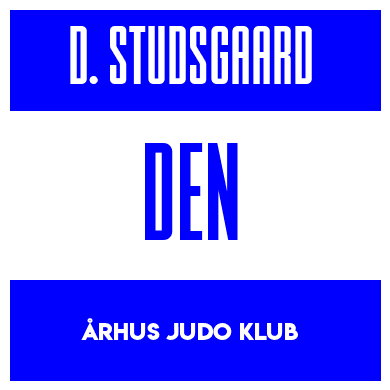 Rygnummer for Daniel Studsgaard