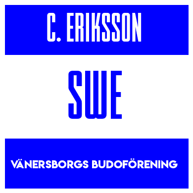 Rygnummer for Caroline Eriksson