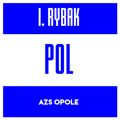 Rygnummer for Igor Rybak