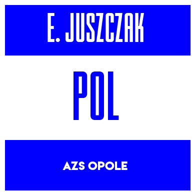 Rygnummer for Ewa Juszczak