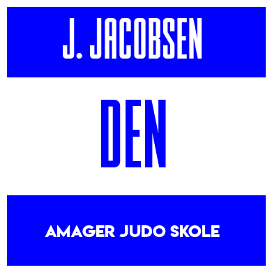 Rygnummer for Jan Frederik Cumberland Jacobsen