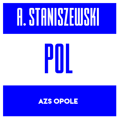 Rygnummer for Andrzej Staniszewski