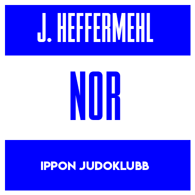 Rygnummer for Johan Heffermehl