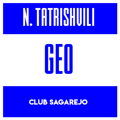 Rygnummer for Nikoloz Tatrishvili