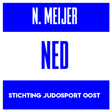 Rygnummer for Nick Meijer