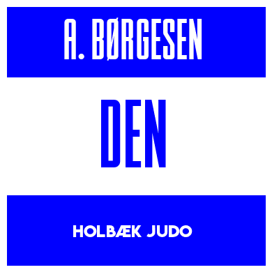Rygnummer for Anders Børgesen