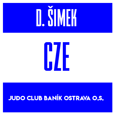 Rygnummer for Daniel Šimek