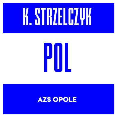 Rygnummer for Karol Strzelczyk