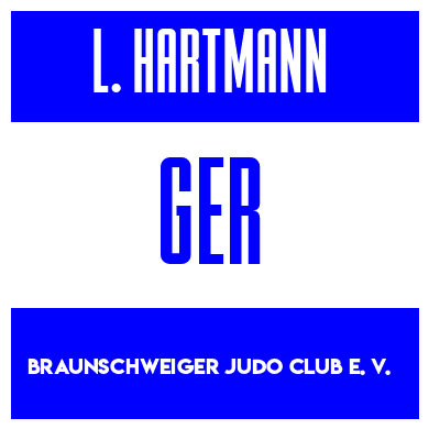 Rygnummer for Lilian Hartmann