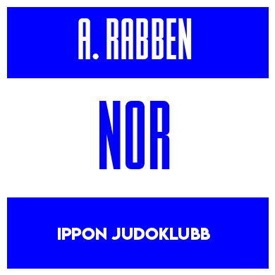 Rygnummer for Andreas Rabben