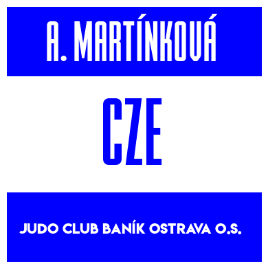 Rygnummer for Adéla Martínková