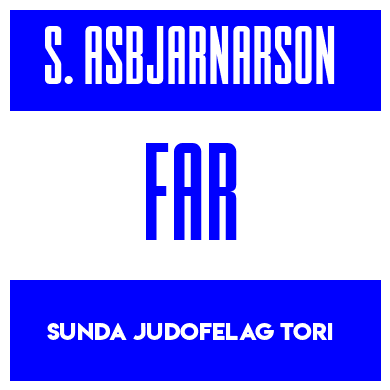Rygnummer for Svein Asbjarnarson