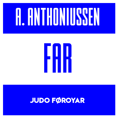 Rygnummer for Anna Anthoniussen