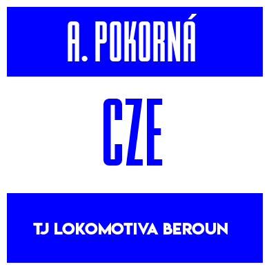 Rygnummer for Aneta Pokorná