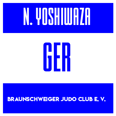 Rygnummer for Noah Yoshiwaza