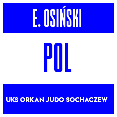 Rygnummer for Eryk Osiński