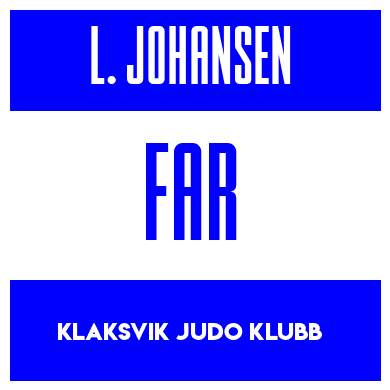 Rygnummer for Leila Latara Johansen