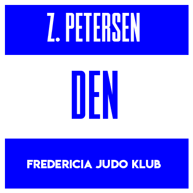 Rygnummer for Zander Petersen