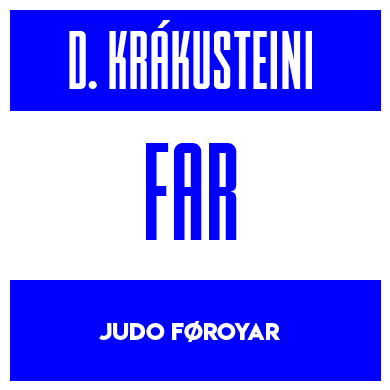 Rygnummer for Dánjal á Krákusteini