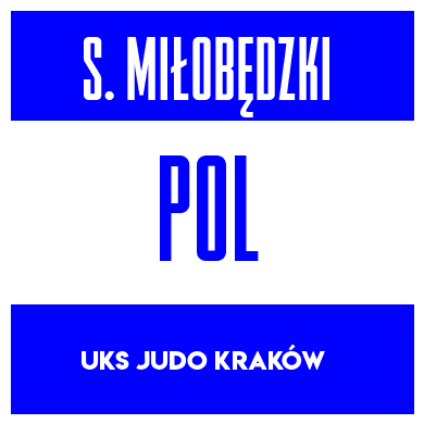 Rygnummer for Stanisław Miłobędzki