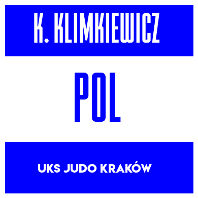 Rygnummer for Krzysztof Klimkiewicz