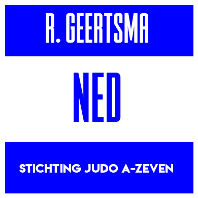 Rygnummer for Rixt Geertsma