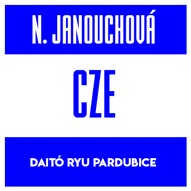 Rygnummer for Natálie Janouchová