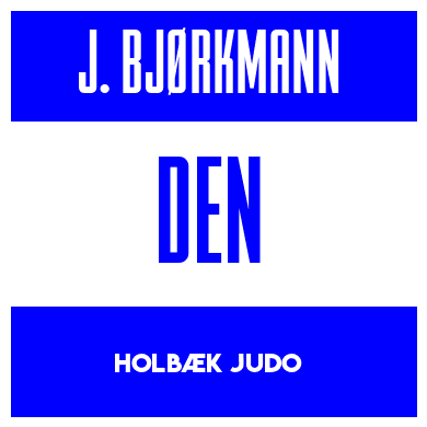 Rygnummer for Jeppe Pan Bjørkmann